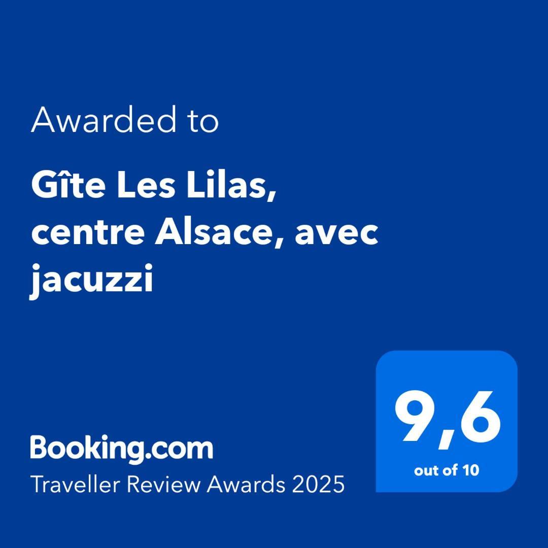 Gite Les Lilas, Centre Alsace, Avec Jacuzzi Mackenheim Екстер'єр фото